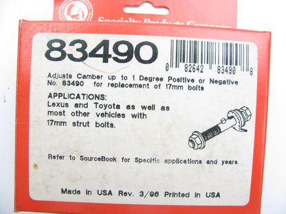 Specialty Products 83490 Suspension Camber Adjuster Kit - 1 Degree - Front
