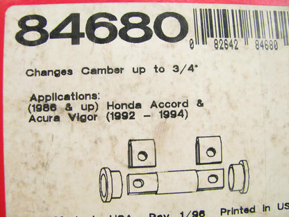 Specialty Products 84680 Rear Suspension Alignment Camber Kit - 3/4 Degree