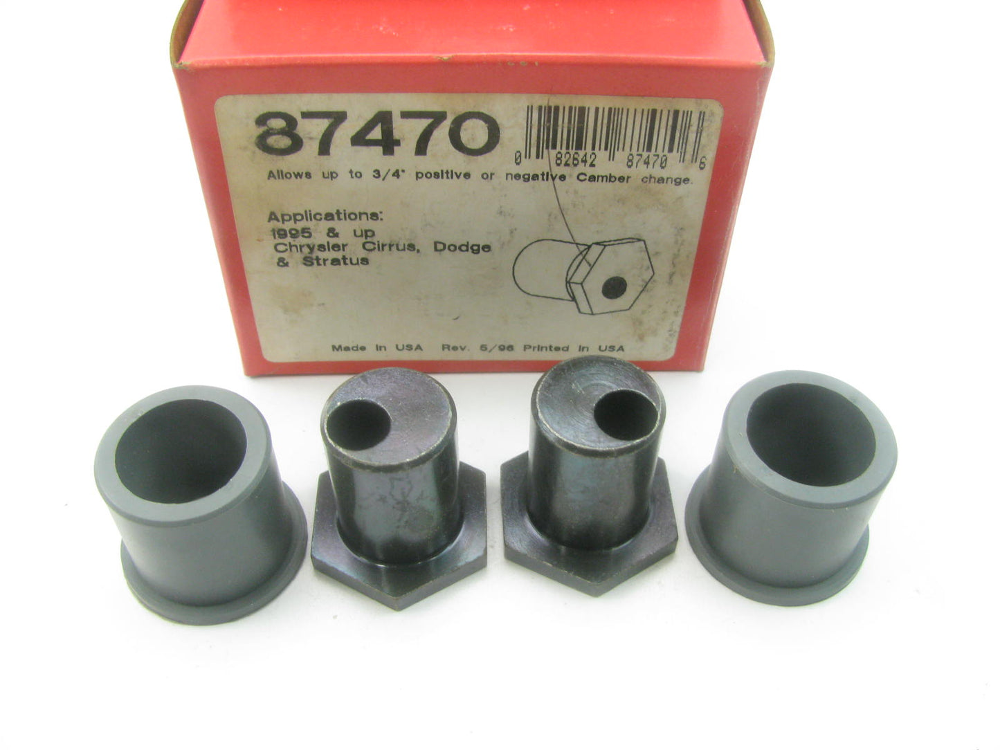 Specialty Products 87470 Alignment Camber Bushing Kit Front - 3/4 Degree