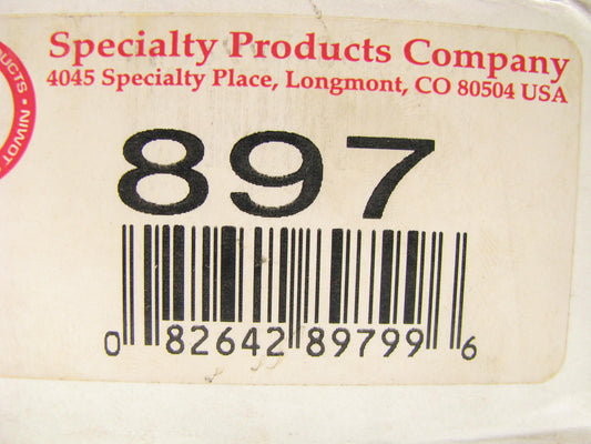 (6) Specialty 897 HD Zinc Uni-Wedge Alignment Shim - 3-3.5-4'' Wide 3-1/2 Degree