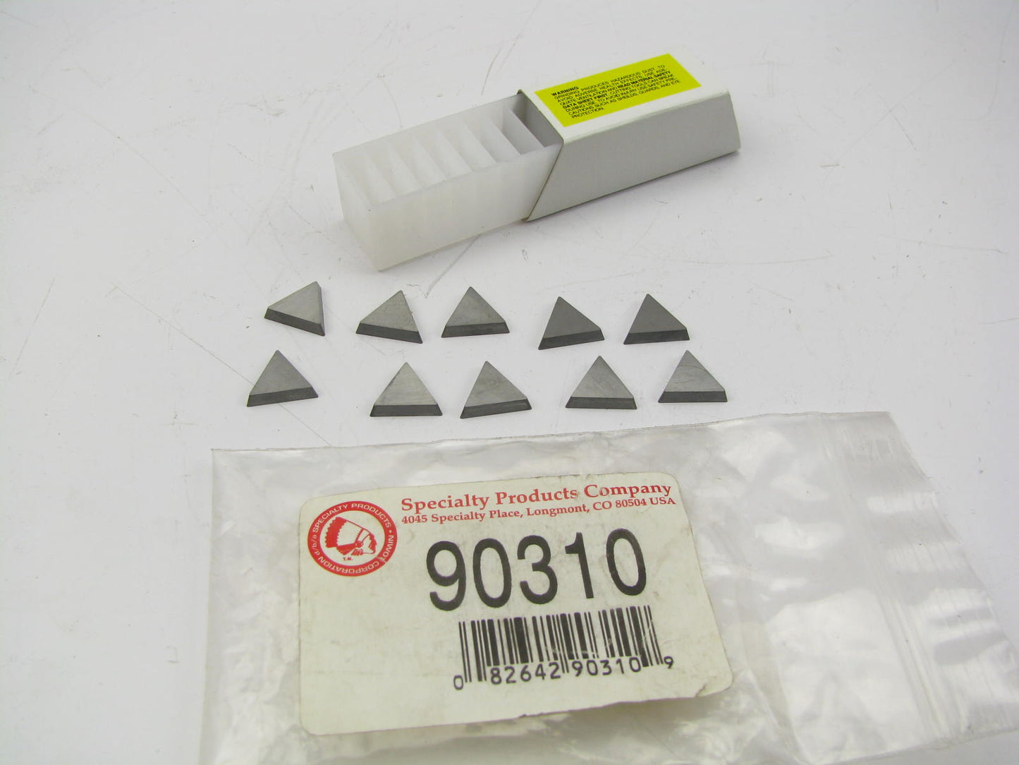 Specialty Products 90310 Positive Rake Carbide Insert Triangle 3 Edge Bits