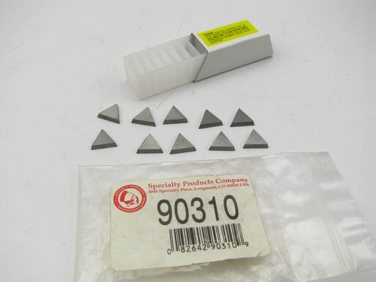 Specialty Products 90310 Positive Rake Carbide Insert Triangle 3 Edge Bits