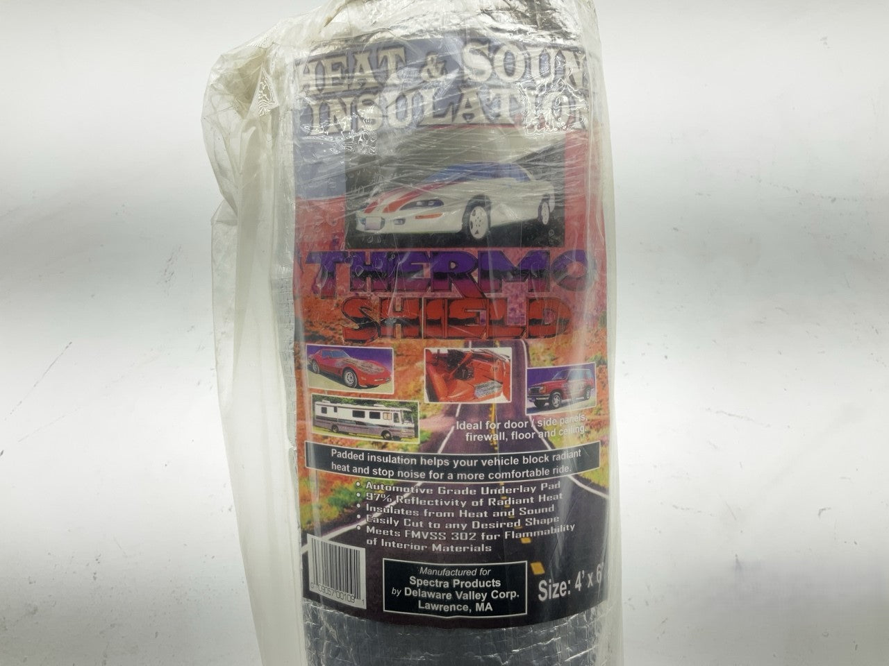 4' X 6' Reflective Car Insulation Sound Deadening Heat Shield Thermal Noise Mat