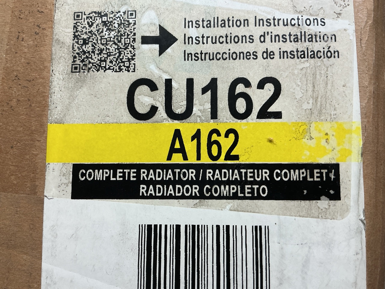 Minor Cosmetic Fin Damage - Actual Item Shown - Spectra CU162 Radiator