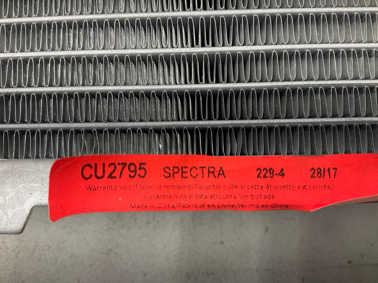Cosmetic Fin Damage, See Photos - Spectra CU2795 Radiator