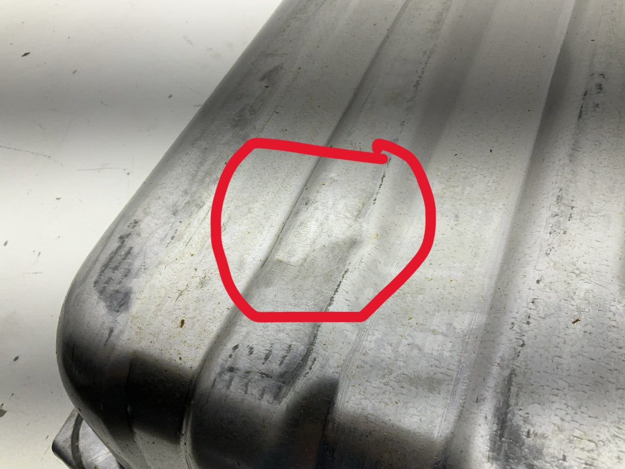 DENTED SEE PHOTOS - Spectra F1B Fuel Gas Tank, 19 Gallon Aft Axle Tank