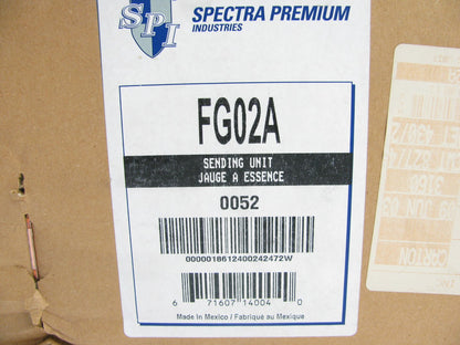 Spectra FG02A Fuel Tank Sending Unit - Fuel Level Gauge Sender