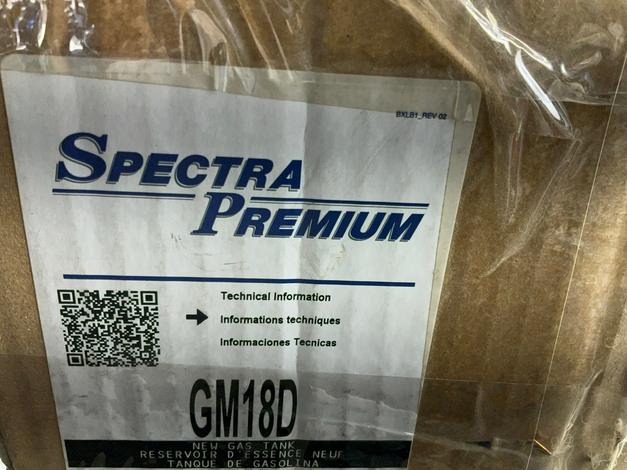 Three Small Dents, See Photos - Spectra GM18D Fuel Gas Tank