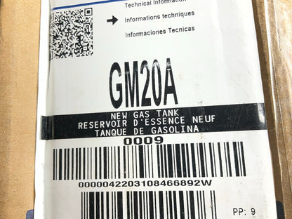 Spectra GM20A Fuel Gas Tank
