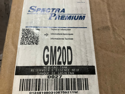 DENTED, SEE ACTUAL PHOTOS - Spectra GM20D Fuel Gas Tank