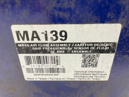 Spectra MA139 MAF Mass Air Flow Sensor For 2000-2002 Nissan Sentra 1.8L-L4