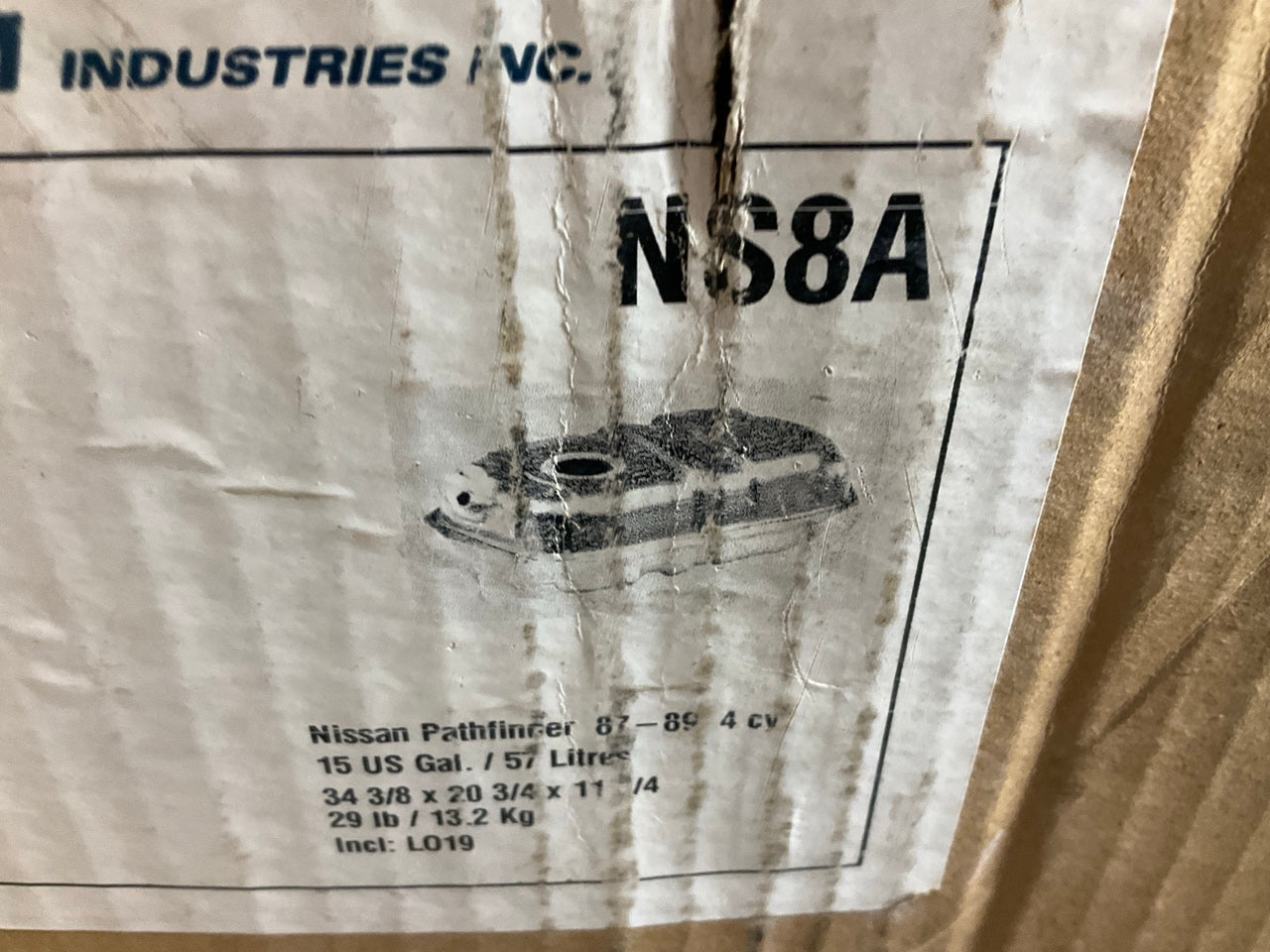 Spectra NS8A 14 Gallon Fuel Gas Tank For 1987-1988 Nissan Pathfinder 2.4L