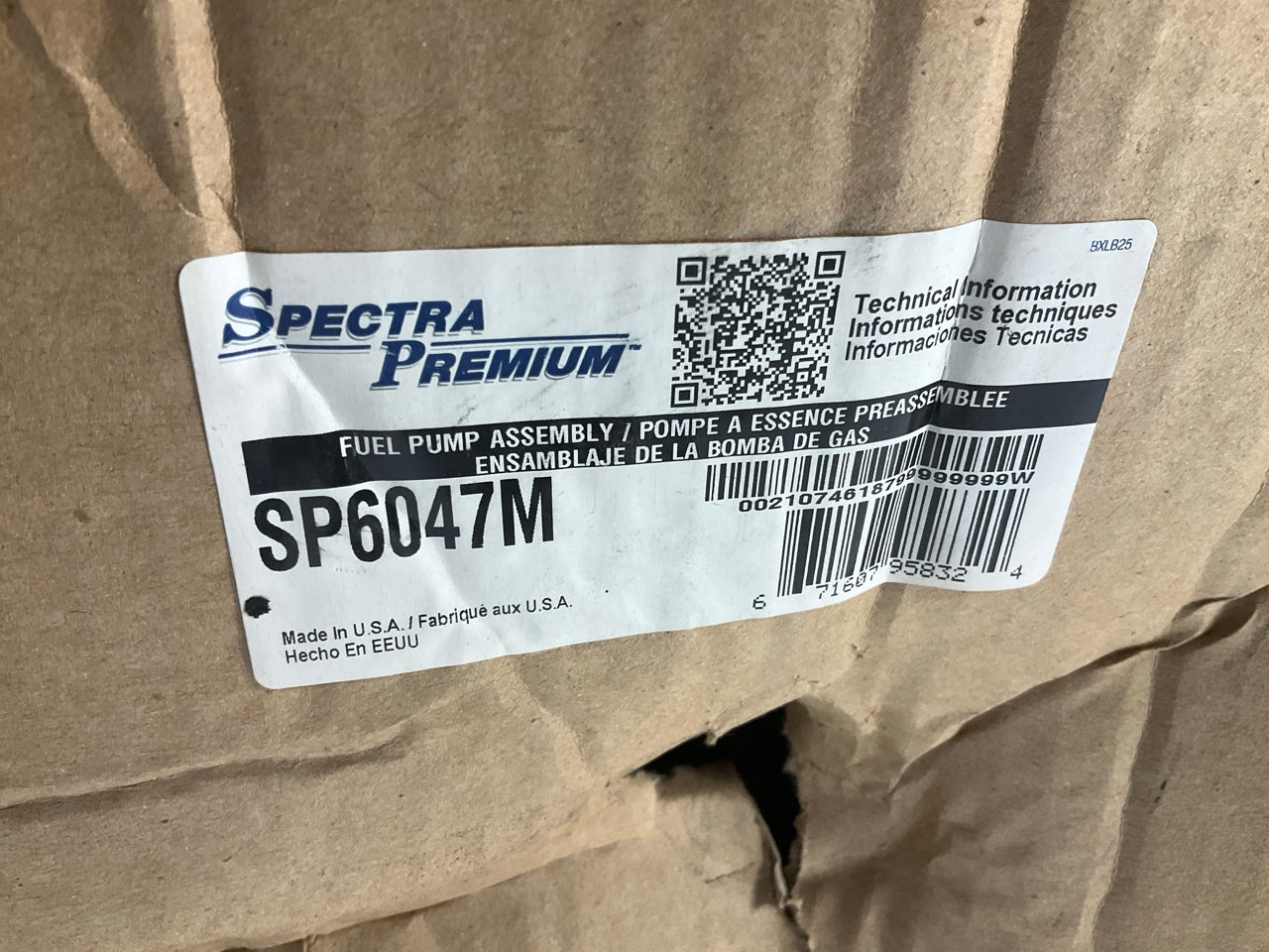 Spectra SP6047M Fuel Pump Module - 2008-2009 Pontiac Torrent, Chevy Equinox