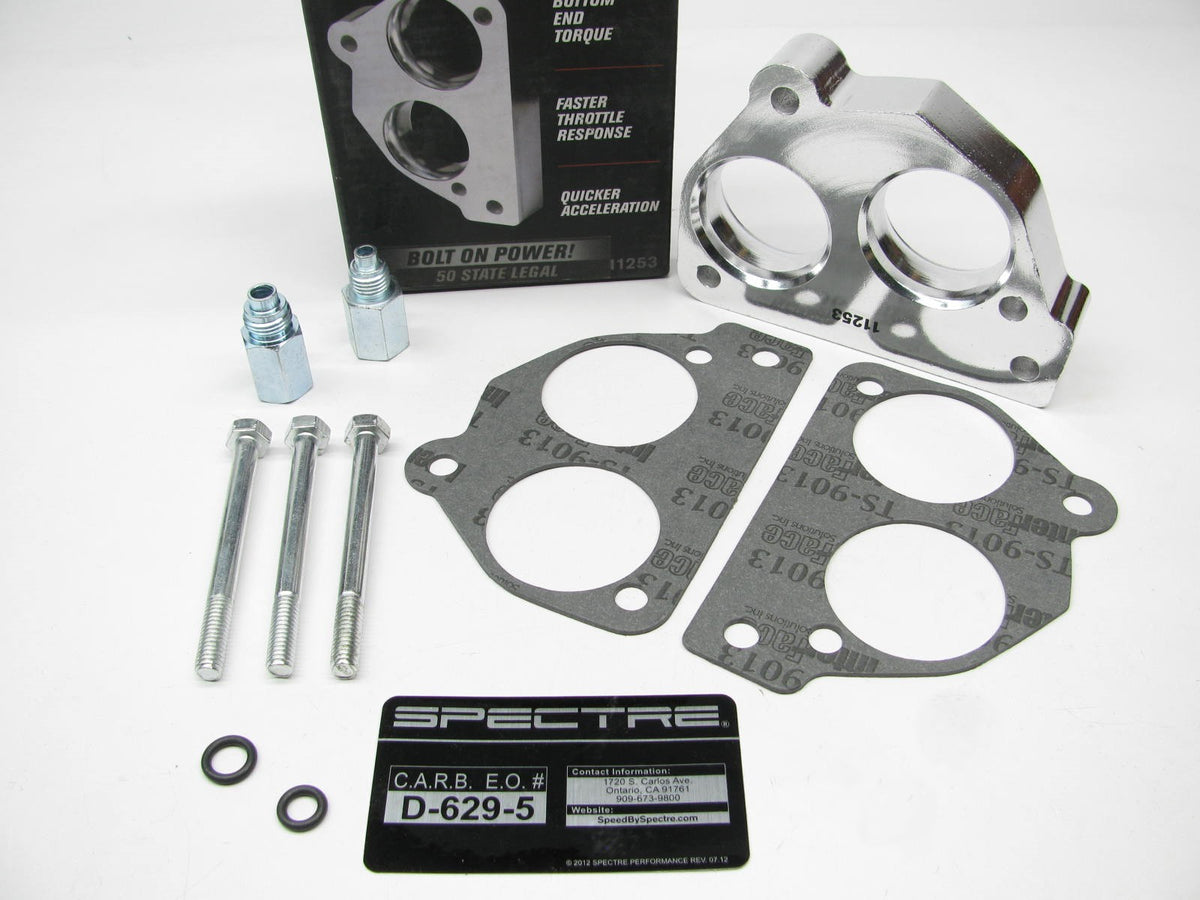 INCOMPLETE Spectre Power Plate Throttle Body Spacer 87-90 Chevy 454 V8 Big Block