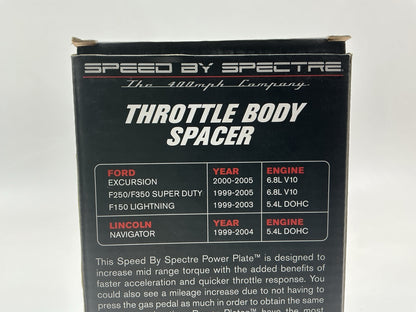 Spectre 11254 Throttle Body Spacer 1999-2004 Lincoln Navigator, 00-05 Excursion