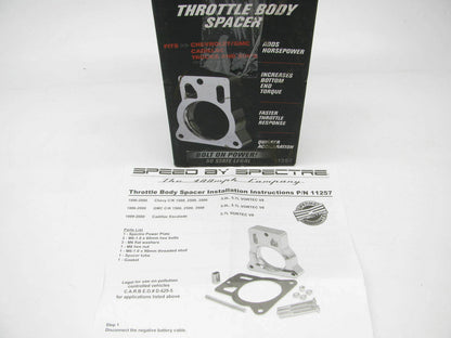 Spectre 11257 Power Plate Throttle Body Spacer 1996-00 Chevy GMC 5.0L 5.7L Truck