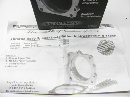 Spectre 11258 Power Plate Throttle Body Spacer For 2003-2008 Ram 5.7L
