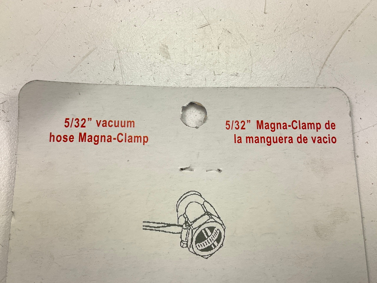 Spectre 1168 Chrome Magna-Clamp 5/32'' Vacuum Hose End Clamps - 2 Pack