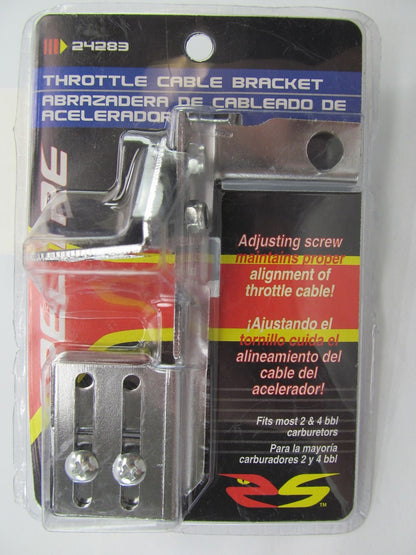 Spectre 24283 Carburetor Throttle Cable Bracket, Fully Adjustable, Chrome Plated