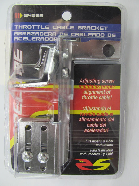 Spectre 24283 Carburetor Throttle Cable Bracket, Fully Adjustable, Chrome Plated