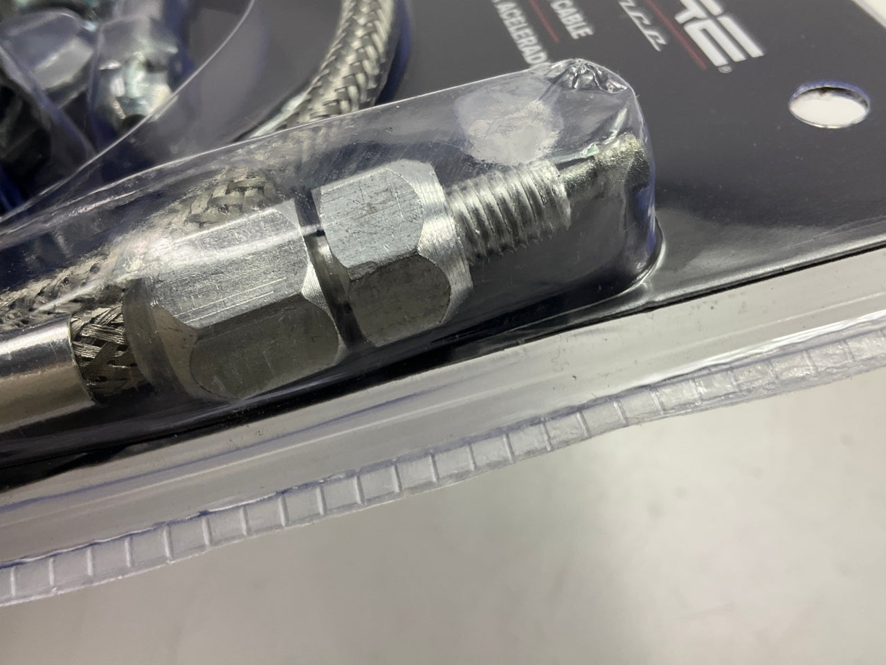 Spectre 2431 Universal Chrome Stainless Steel Throttle Cable Kit ,~35''