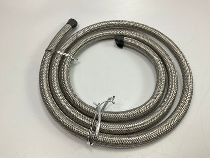 Spectre 29406 Braided Stainless Steel-Flex Carb. Fuel Line Hose, 3/8'' X 6 Feet
