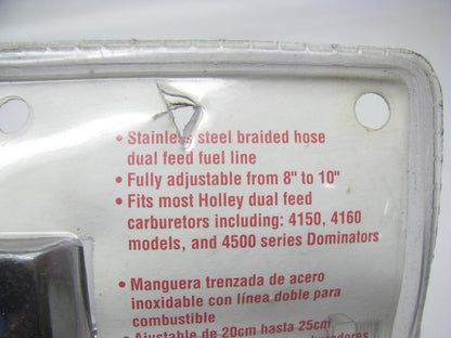 Spectre 29603 Dual Feed Fuel Line Adjustable 15 PSI, Holley 4150 4500 Carburetor