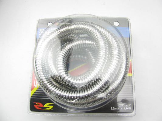 Spectre 29688 Convoluted Chrome Split Wiring Loom - 3/8'' X 8'