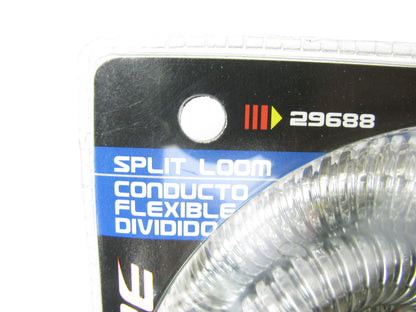 Spectre 29688 Convoluted Chrome Split Wiring Loom - 3/8'' X 8'