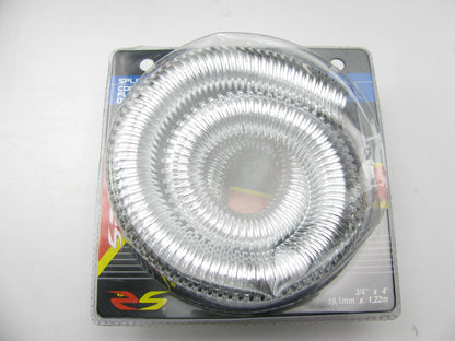 Spectre 29848 Convoluted Chrome Split Wiring Loom - 3/4'' X 4'