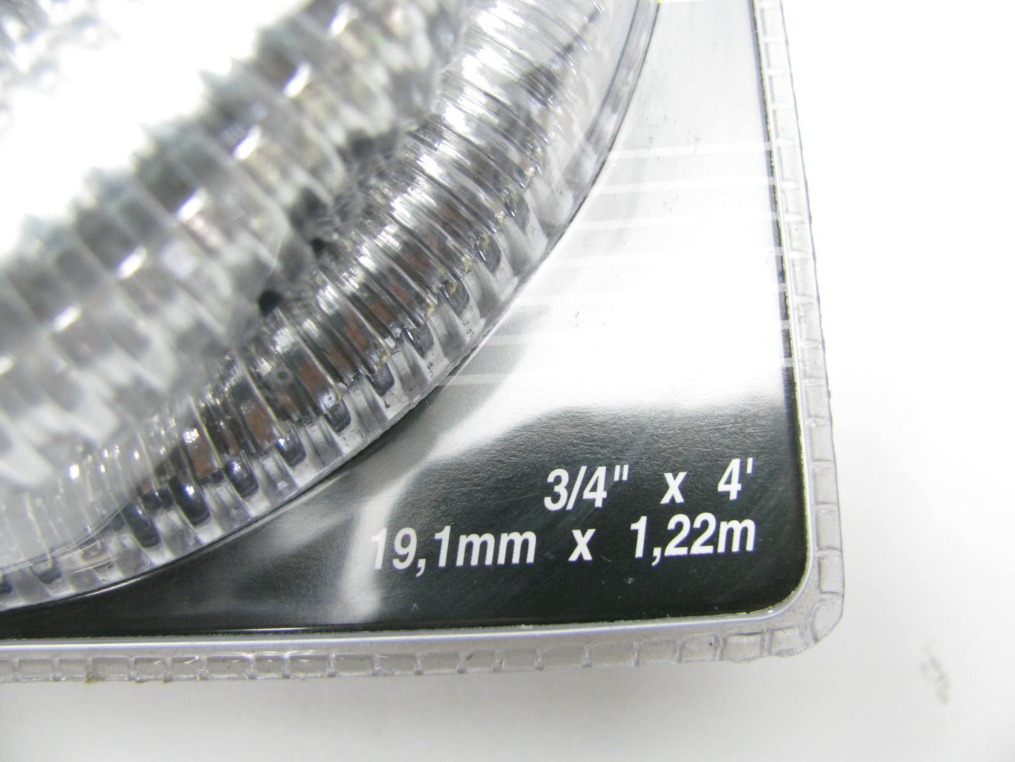 Spectre 29848 Convoluted Chrome Split Wiring Loom - 3/4'' X 4'