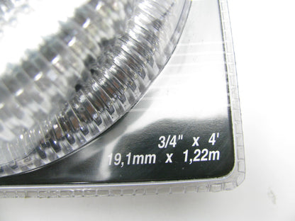 Spectre 29848 Convoluted Chrome Split Wiring Loom - 3/4'' X 4'