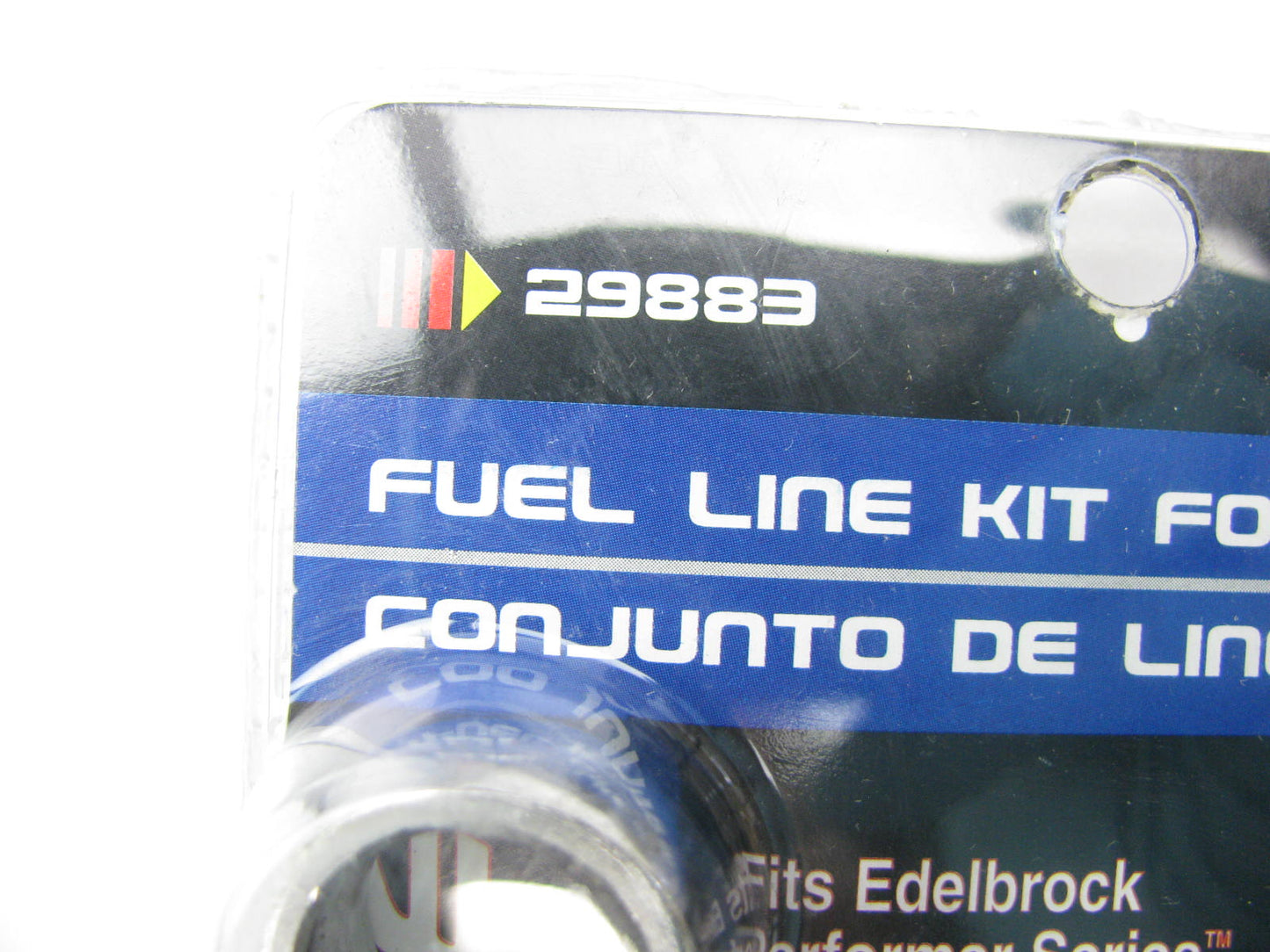 Spectre 29883 Performance Single Feed Fuel Line For Edelbrock & Carter AFB