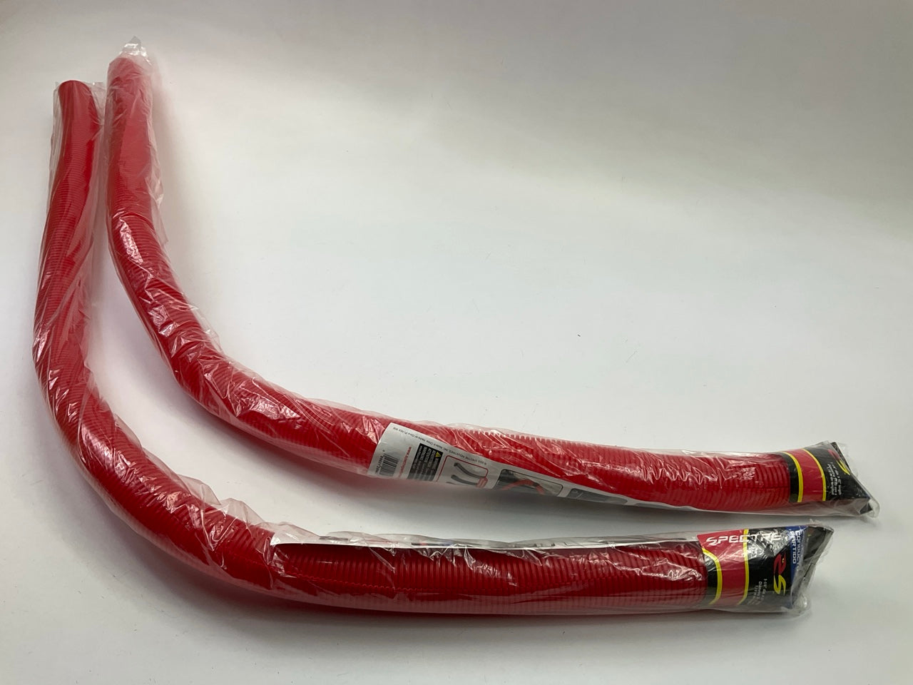 (2) Spectre 29942 Red 1-1/4'' Split Protective Wire Cover Loom, 47'' Long