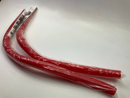 (2) Spectre 29942 Red 1-1/4'' Split Protective Wire Cover Loom, 47'' Long