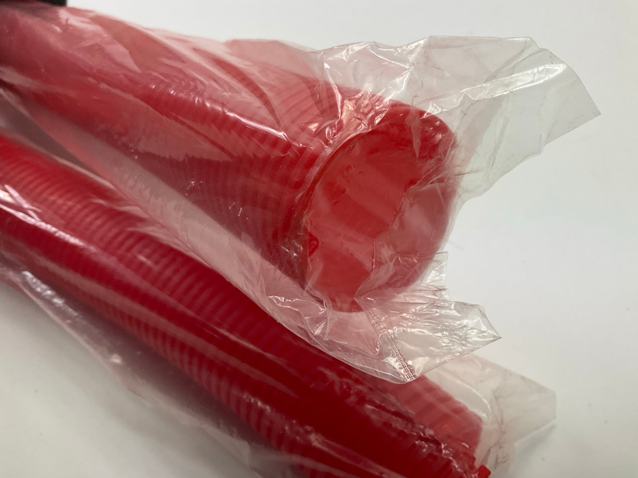 (2) Spectre 29942 Red 1-1/4'' Split Protective Wire Cover Loom, 47'' Long