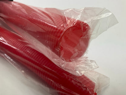 (2) Spectre 29942 Red 1-1/4'' Split Protective Wire Cover Loom, 47'' Long