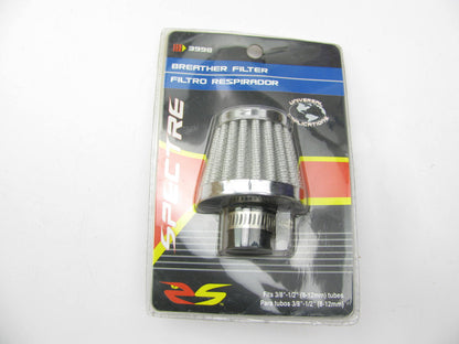 Spectre 3998 Chrome Clamp-On Crankcase Breather Element Filter -  3/8'' - 1/2''