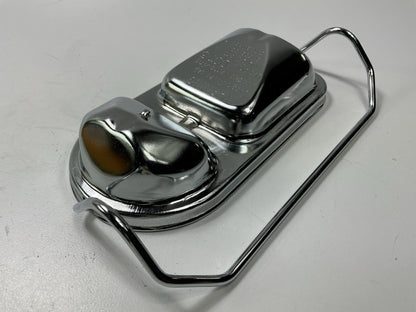 Spectre 4225 Brake Master Cylinder 3-1/4''x6'' Chrome Top Cover Cap For 2944453