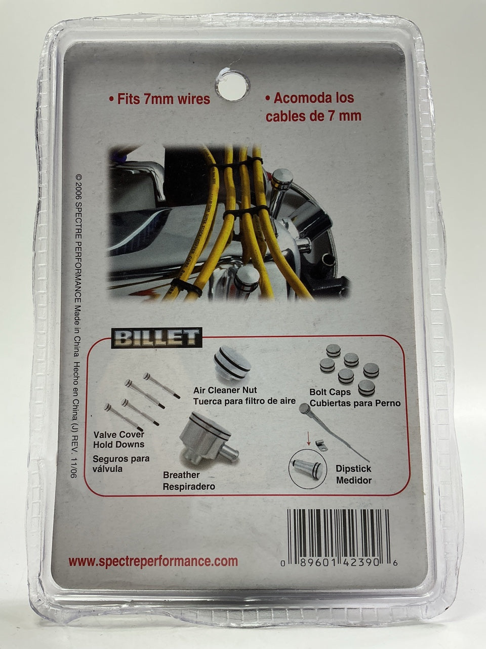 Spectre 4239 Black 7mm Spark Plug Wire Separators / Dividers