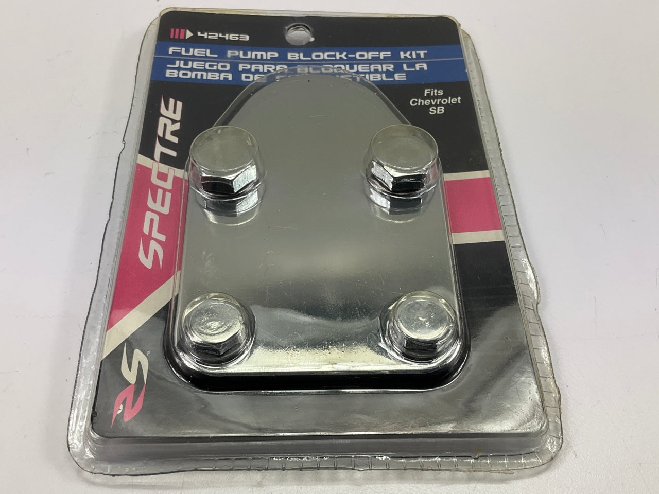 Spectre 42463 Fuel Pump Block-Off Plate - Chevrolet Chevy Small Block SBC