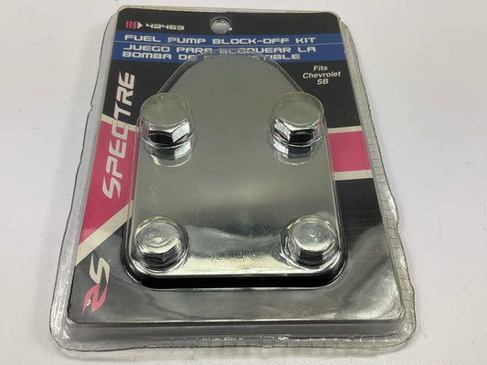 Spectre 42463 Fuel Pump Block-Off Plate - Chevrolet Chevy Small Block SBC