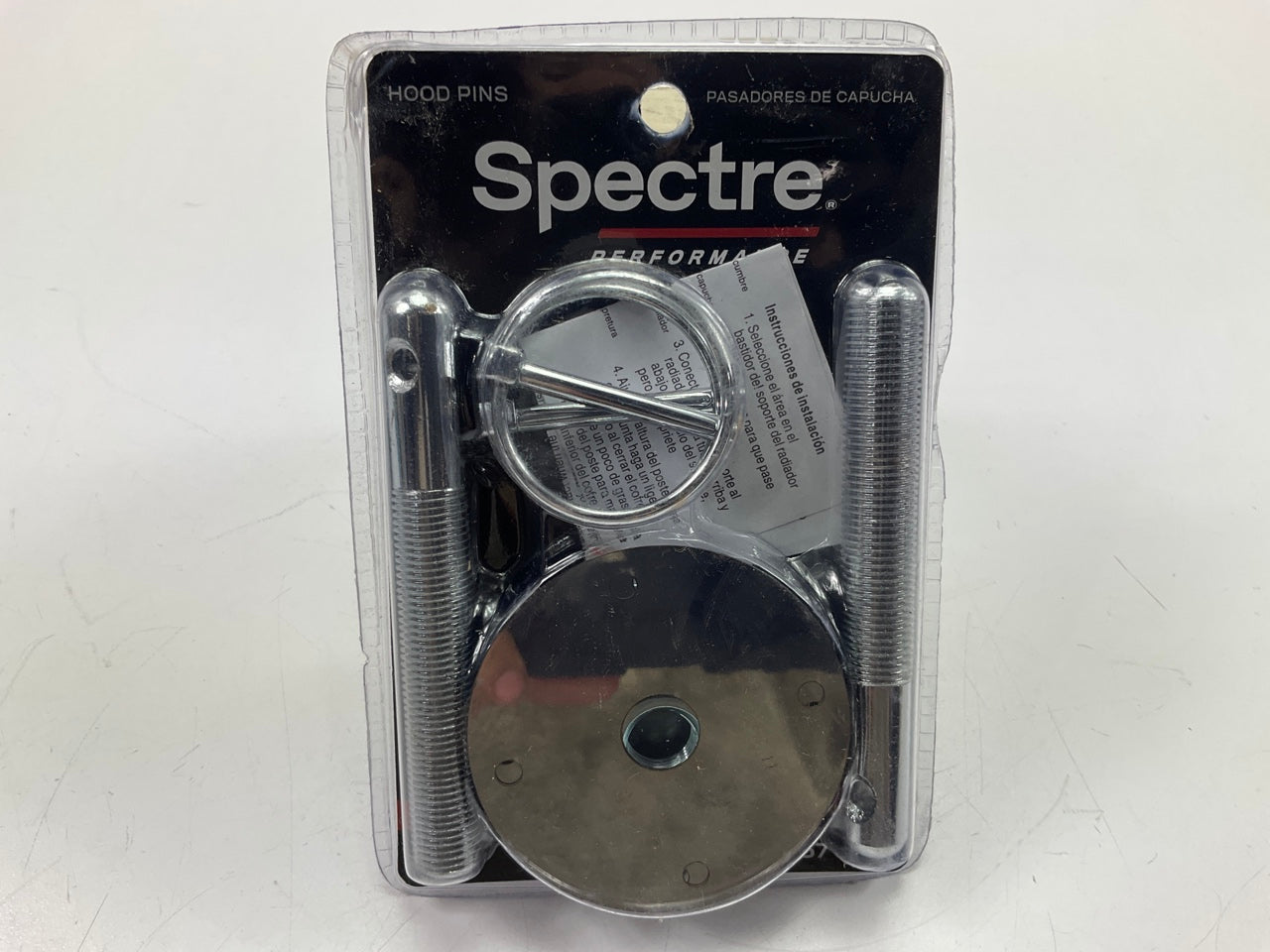 Spectre 4257 Chrome Hood Pins Torsion Clip Kit