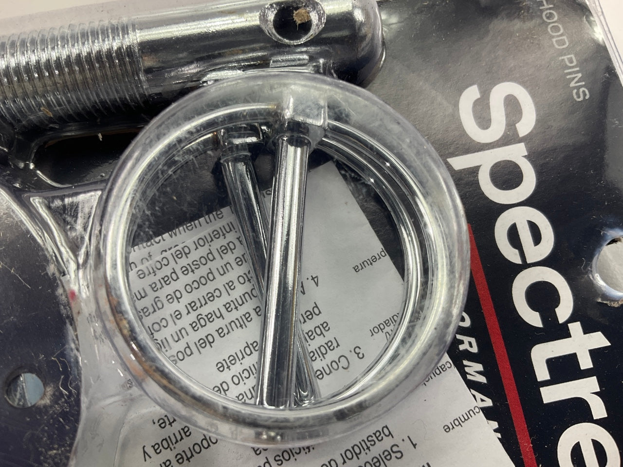 Spectre 4257 Chrome Hood Pins Torsion Clip Kit