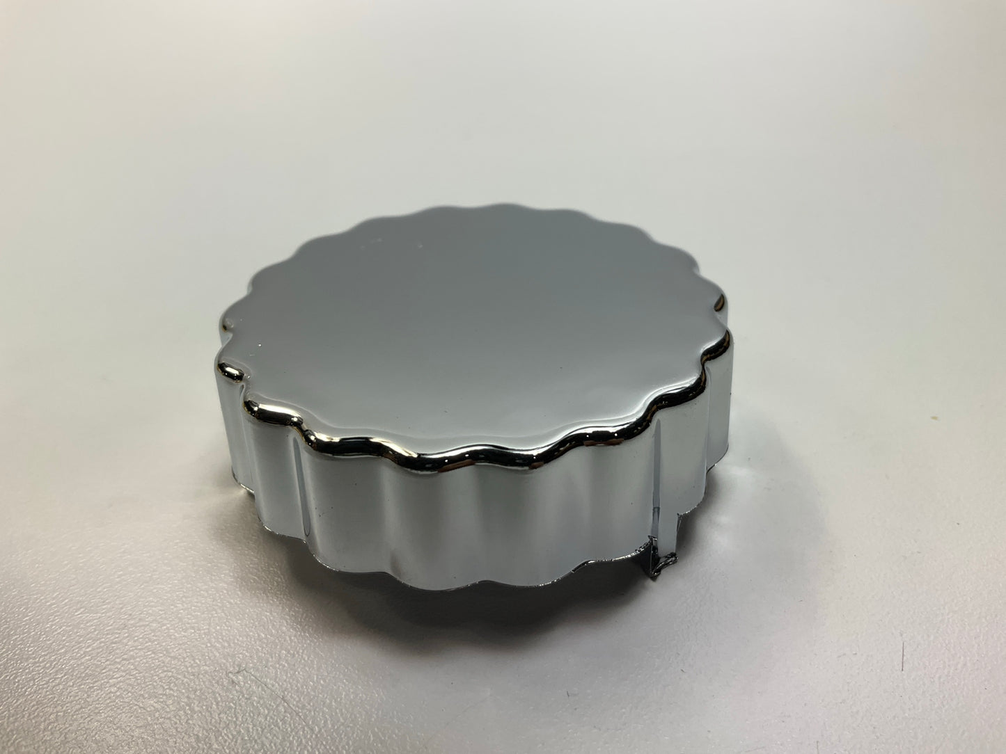 Spectre 4289 Power Steering Cap, Chrome, Snap-On Over Original, Saginaw Pumps