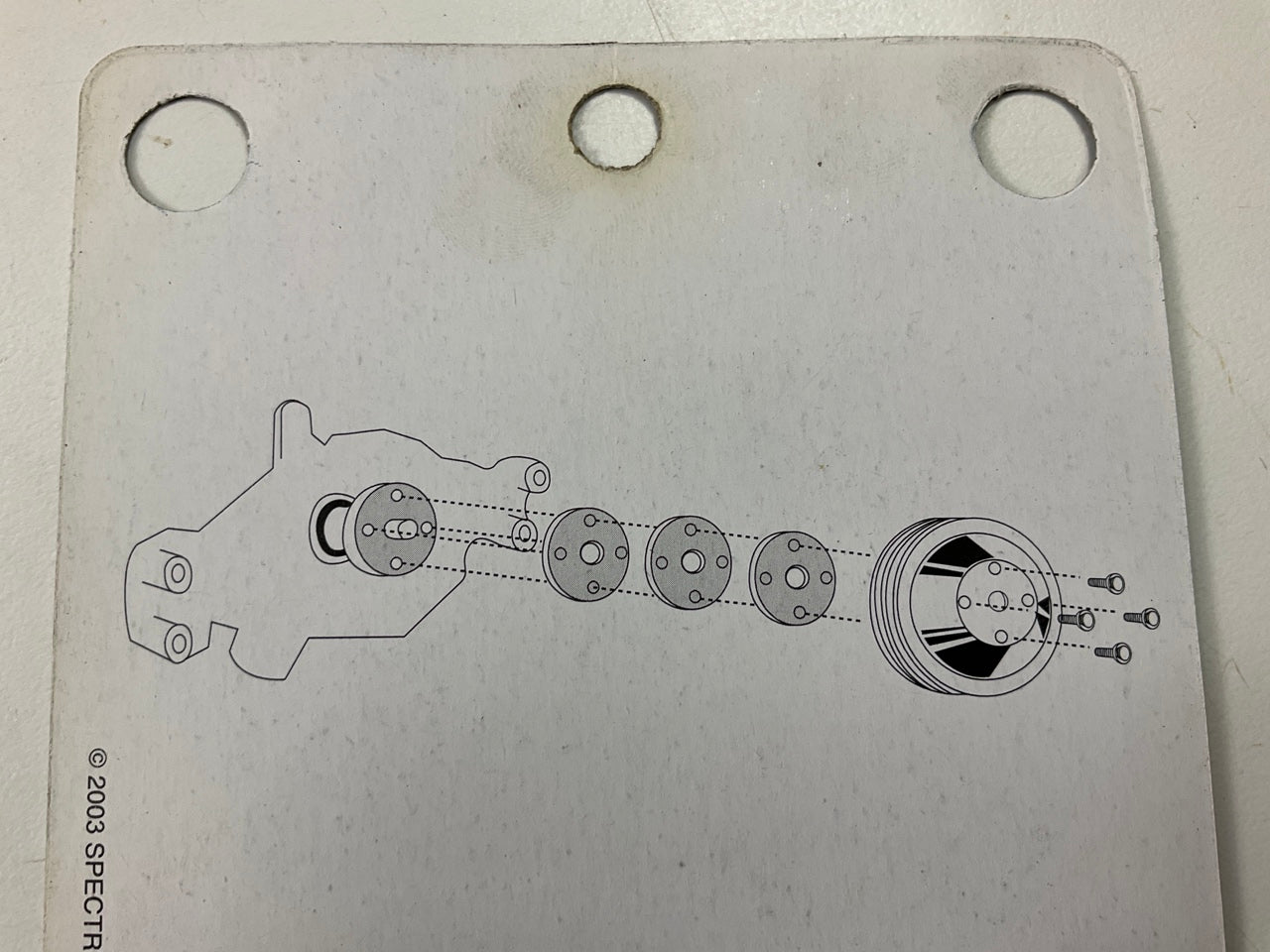 Spectre 4480 Water Pump Pulley Shim Kit