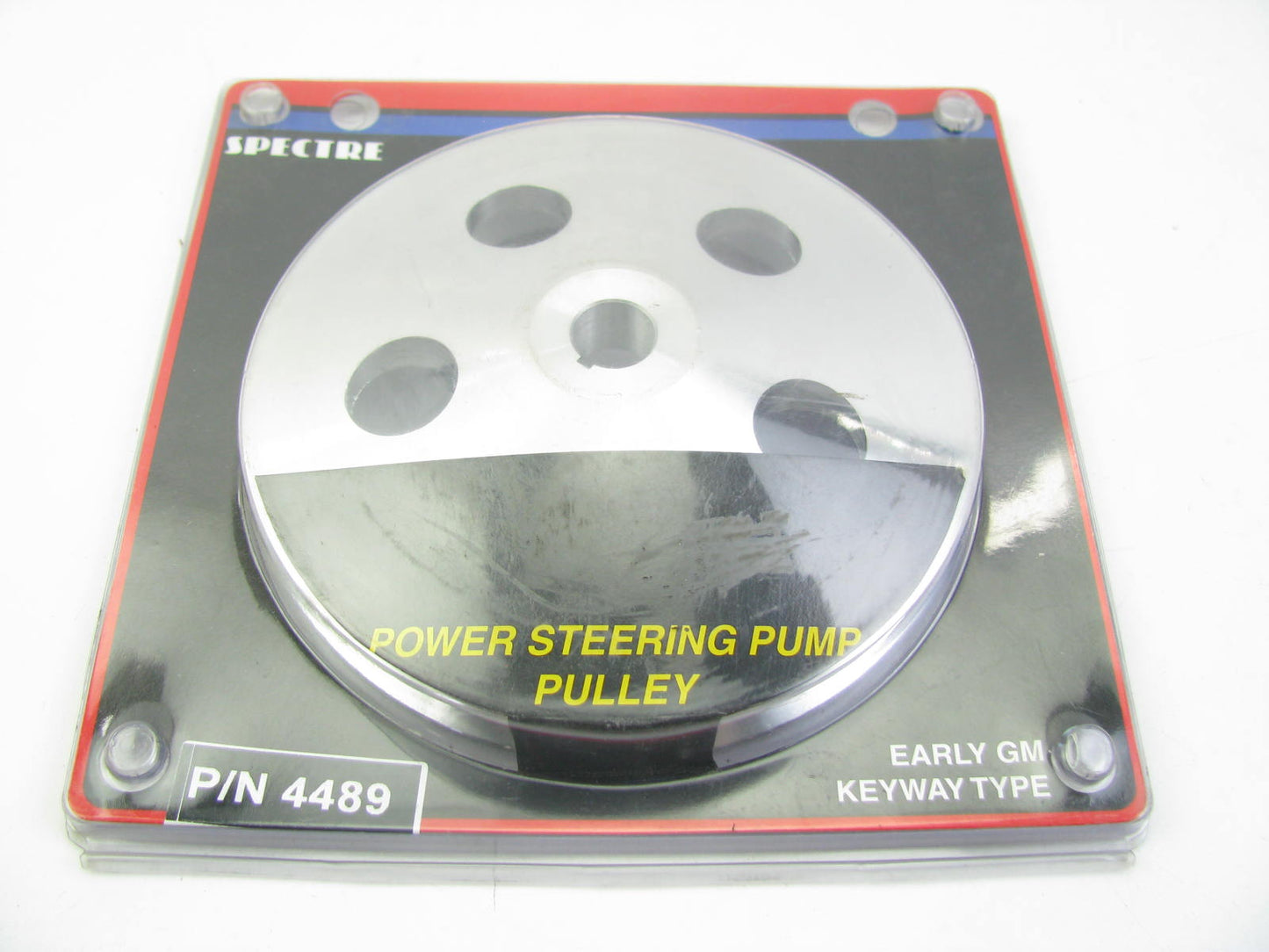 Spectre 4489 Aluminum Power Steering Pump Pulley - Early GM Keyway Type