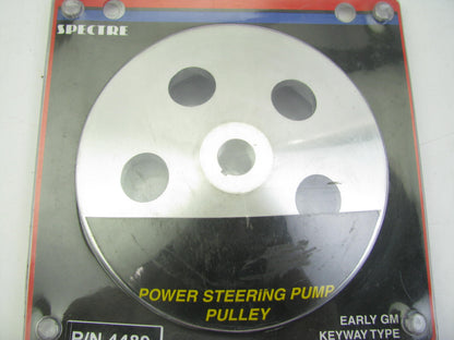 Spectre 4489 Aluminum Power Steering Pump Pulley - Early GM Keyway Type