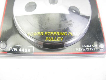Spectre 4489 Aluminum Power Steering Pump Pulley - Early GM Keyway Type