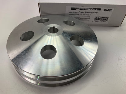 Spectre 4490 Power Steering Pump Pulley - GM Saginaw 5.813'' OD 2-Groove